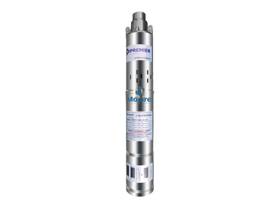 750W DC Solar Borehole Pump Kit — representative equipment image